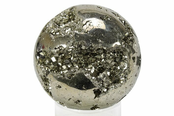 Polished Pyrite Sphere - Peru #231641